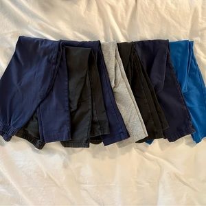 Lot of 7 Hanna Andersson girls leggings - sz 6-7